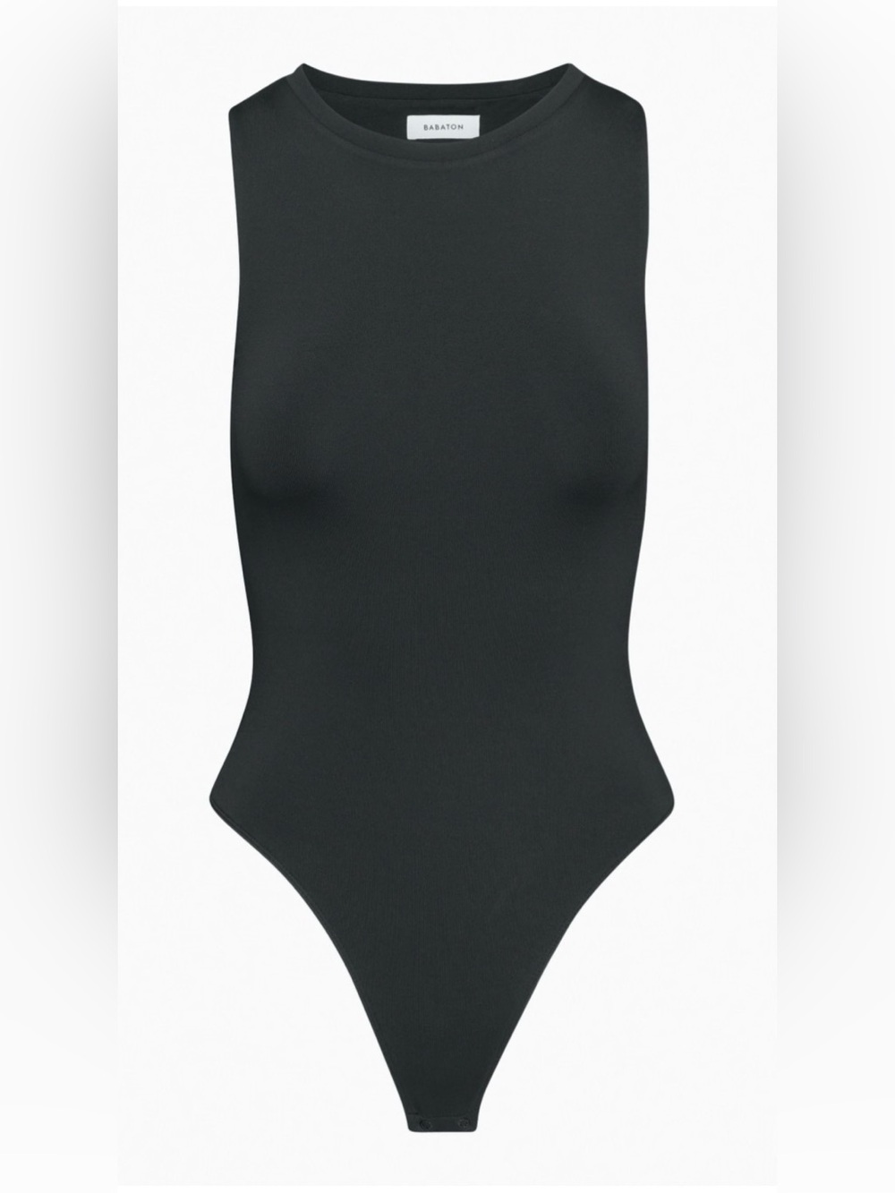 Babaton Black Sleeveless Bodysuit